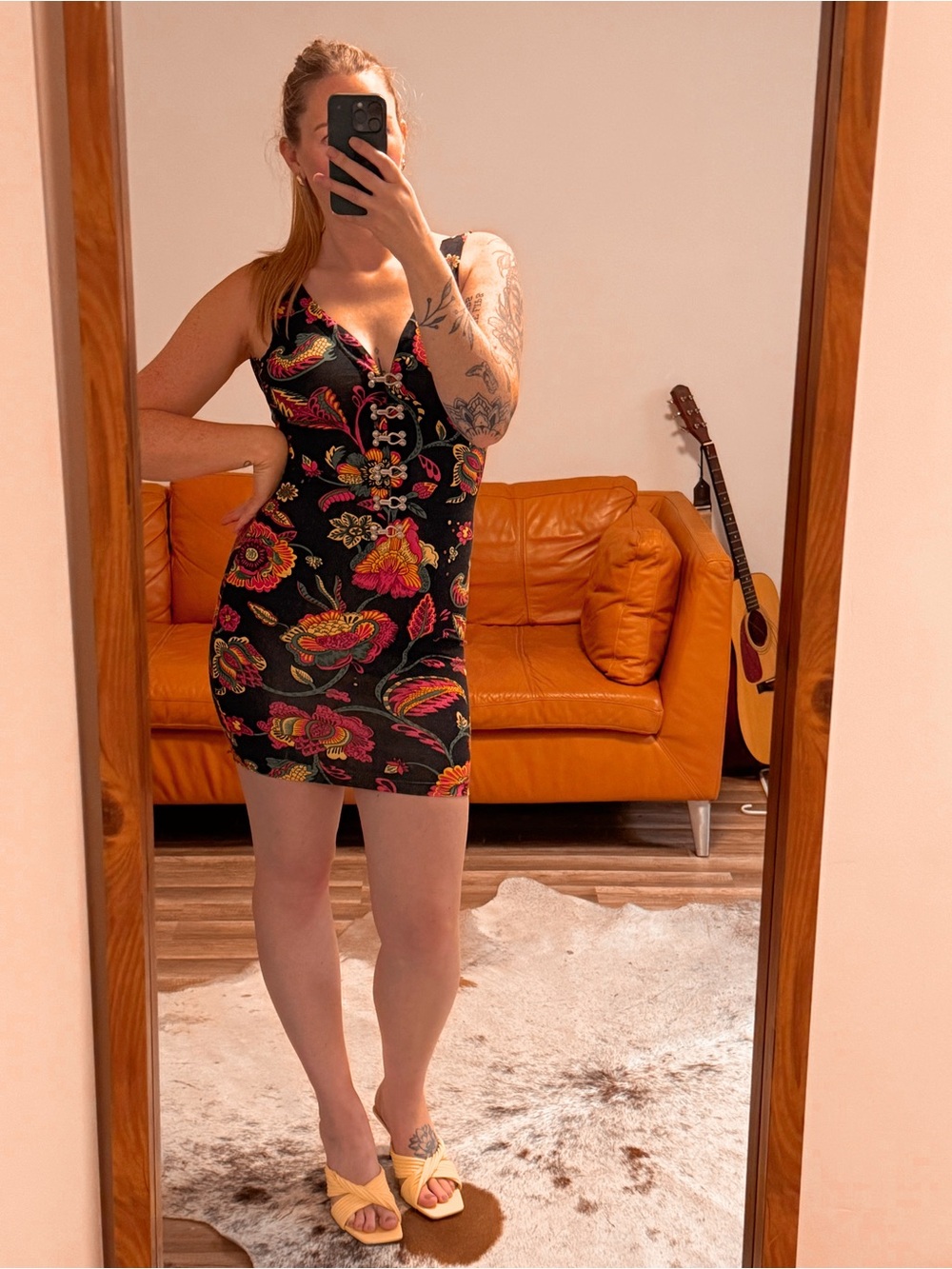 Vintage Bodycon Mini Dress